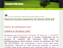 Tablet Screenshot of comitatovillablanc.org